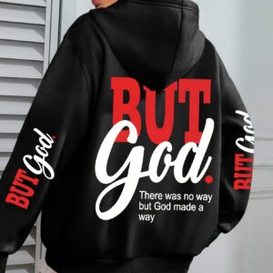 Plus-Size Women’S Hooded Sweatshirt