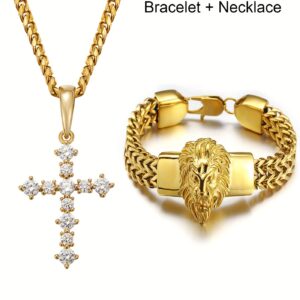 Fashion Stainless Steel Cross Pendant